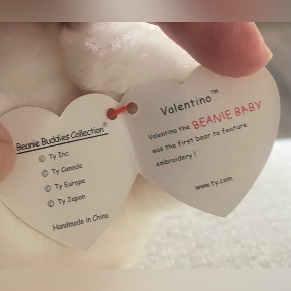 TY VALENTINO BEANIE BUDDIES COLLECTION, 1999. - Picture 8 of 9